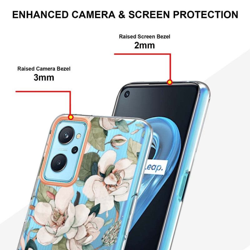 Kuori Realme 9i Flowers Elä Rakastamaasi Elämää