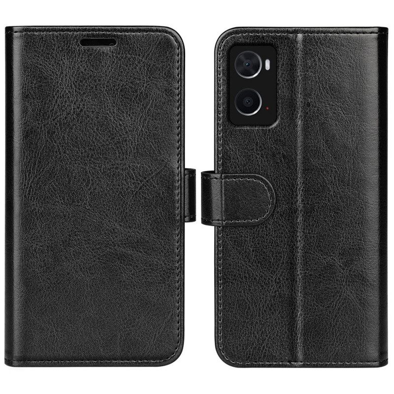 Nahkakotelo Realme 9i Magnetic Clasp Crazy Horse Texture