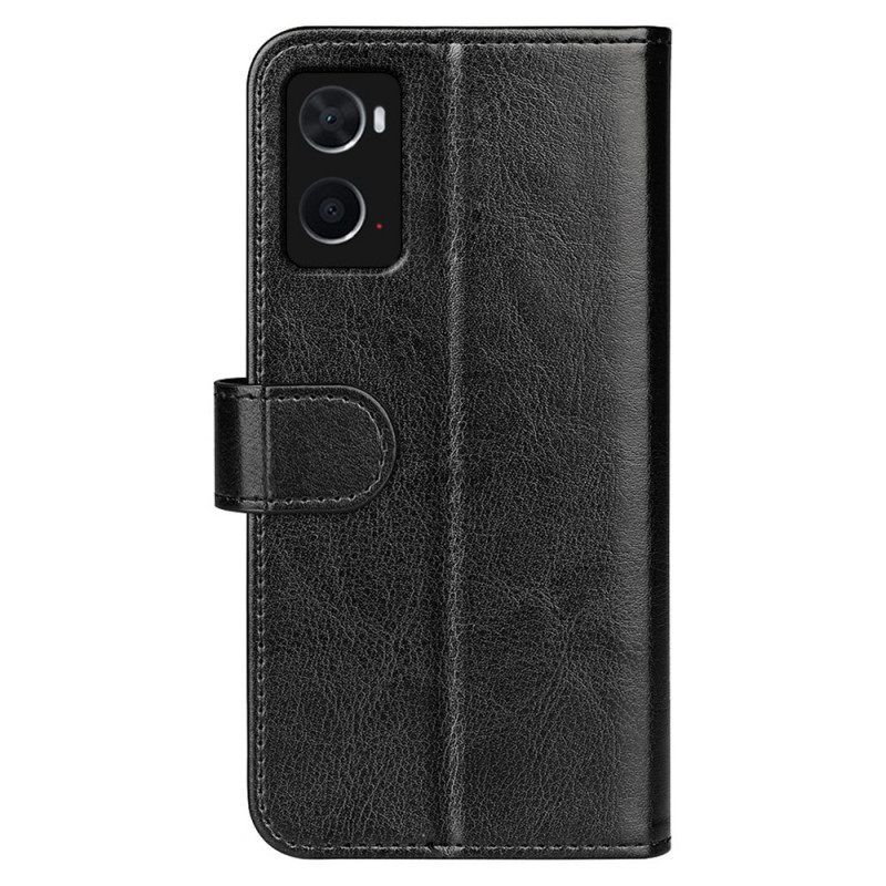 Nahkakotelo Realme 9i Magnetic Clasp Crazy Horse Texture