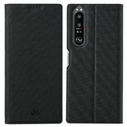 Puhelinkuoret Sony Xperia 1 III Kotelot Flip Teksturoitu Vili Dmx