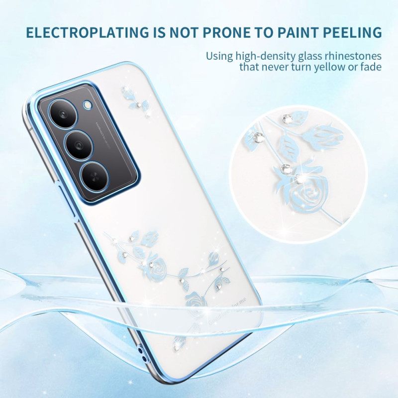 Case Realme 14x 5g Puhelinkuoret Kadem Kukkakoristeet Ja Strassit