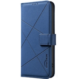 Nahkakotelo Realme 14x 5g Raidat Binfen Color