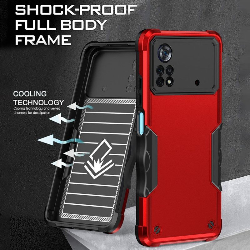 Case Poco X4 Pro 5G Hybrid Metal Effect
