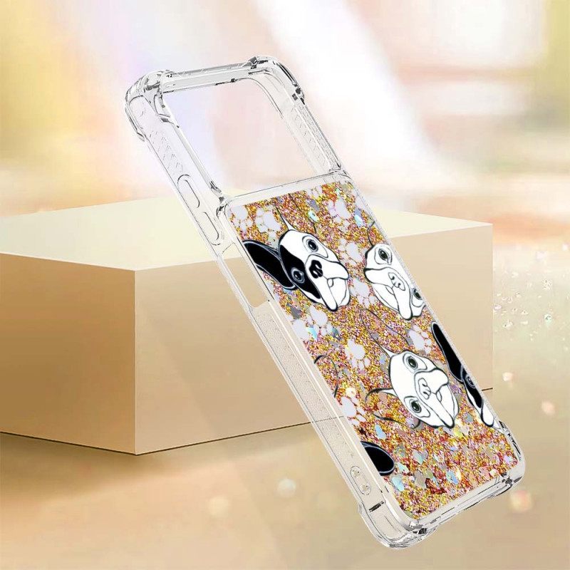 Case Poco X4 Pro 5G Mr Dog Glitter