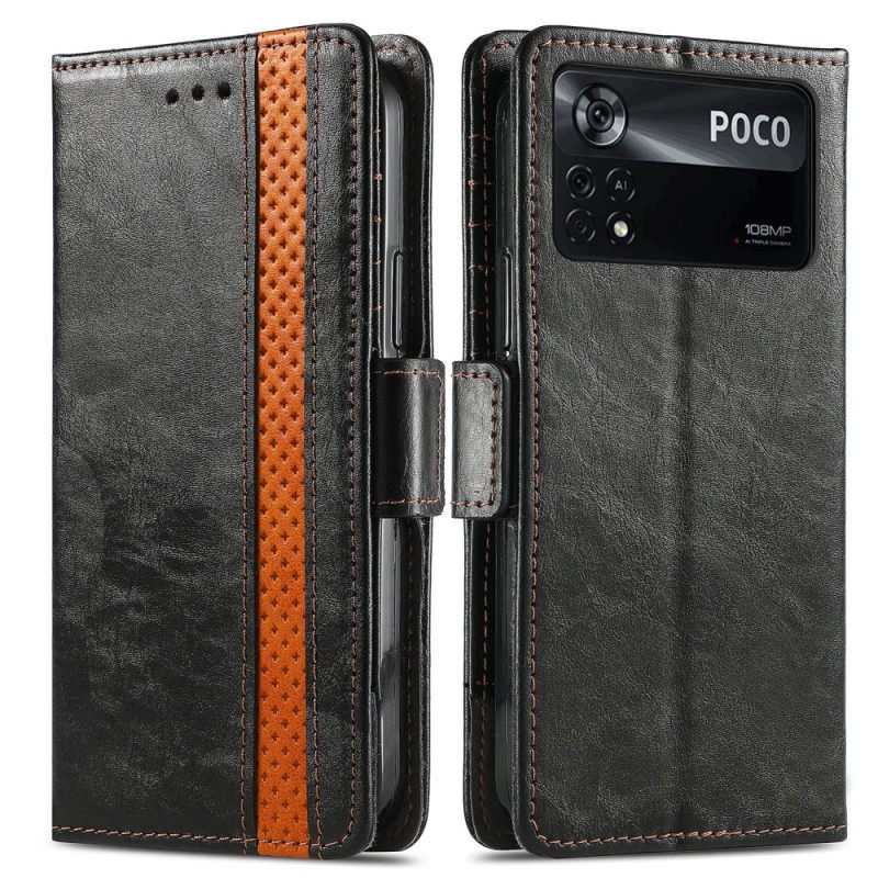 Flip Case Poco X4 Pro 5G Bicolor Vintage