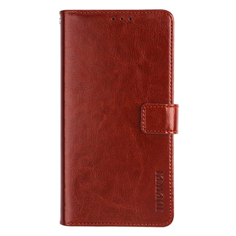 Flip Case Poco X4 Pro 5G Faux Leather Idewei