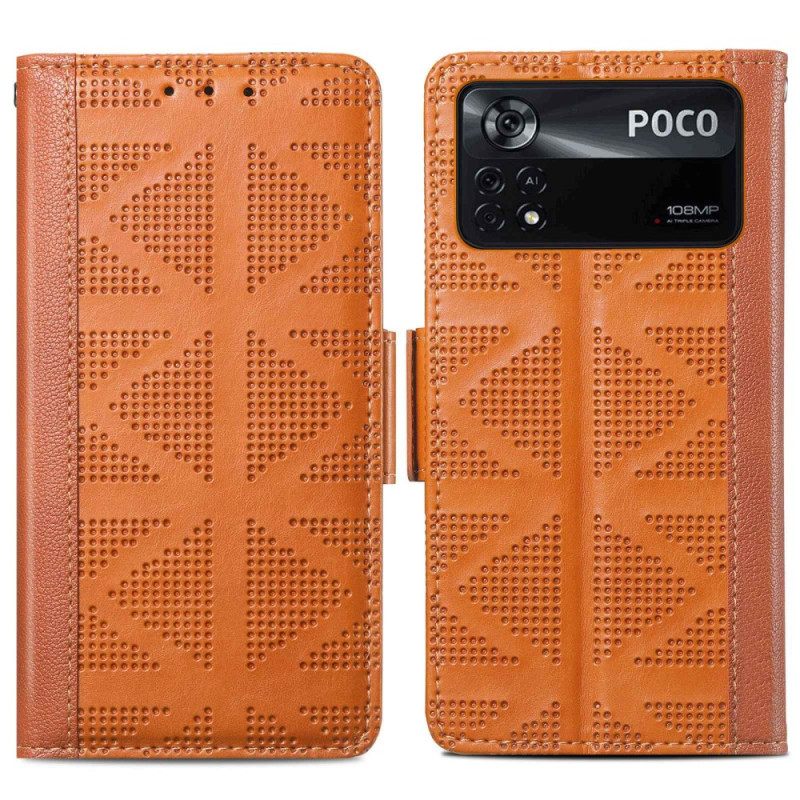 Flip Case Poco X4 Pro 5G Vintage Style