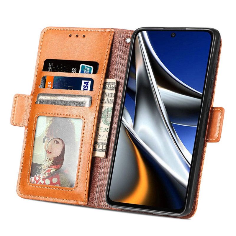 Flip Case Poco X4 Pro 5G Vintage Style
