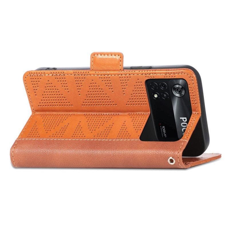 Flip Case Poco X4 Pro 5G Vintage Style