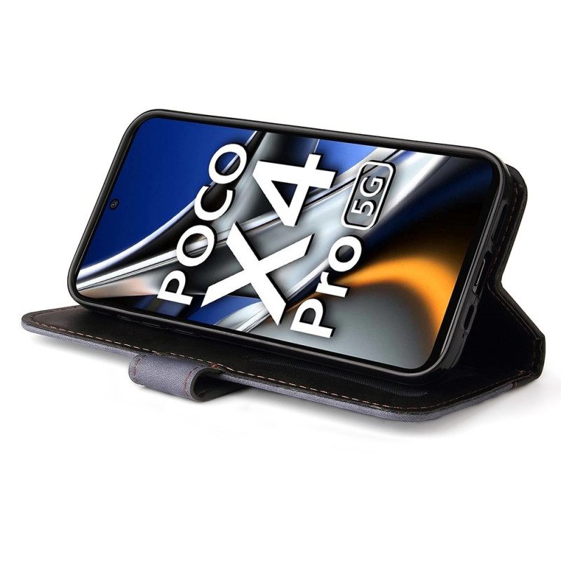 Kotelot Poco X4 Pro 5G Bicolor Kaulanauhalla