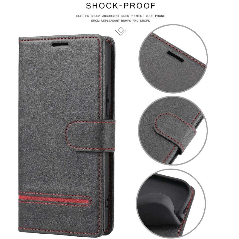 Kotelot Poco X4 Pro 5G Leather Effect Line