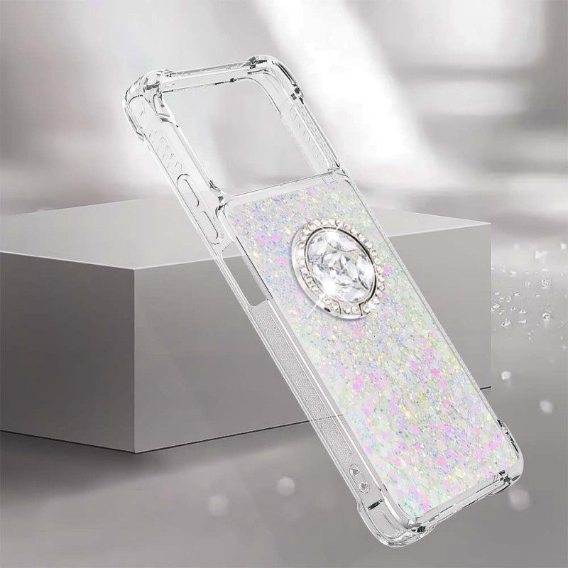 Kuori Poco X4 Pro 5G Paljetteja Rengastuella