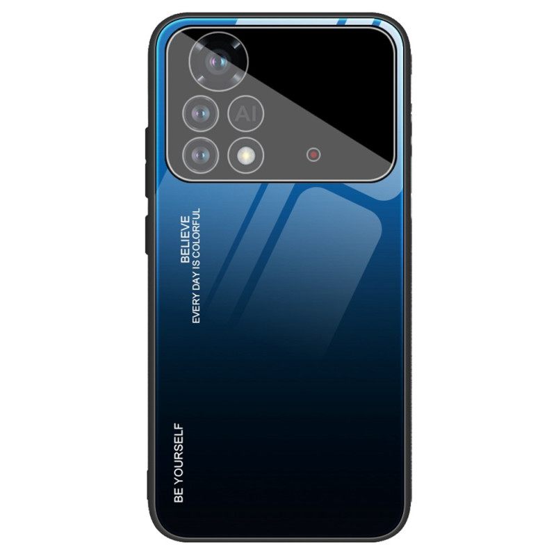Kuori Poco X4 Pro 5G Tempered Glass Ole Oma Itsesi