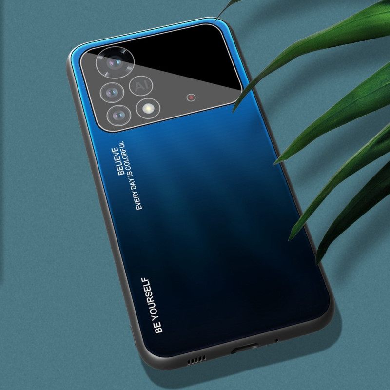 Kuori Poco X4 Pro 5G Tempered Glass Ole Oma Itsesi