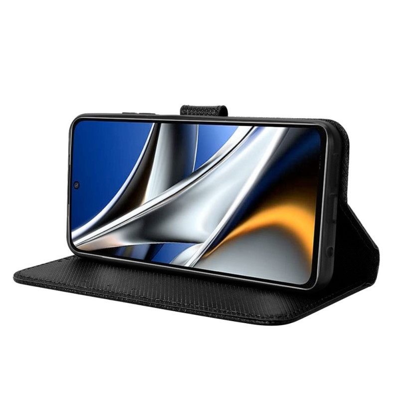 Nahkakotelo Poco X4 Pro 5G Suojaketju Kuori Hihnamallit