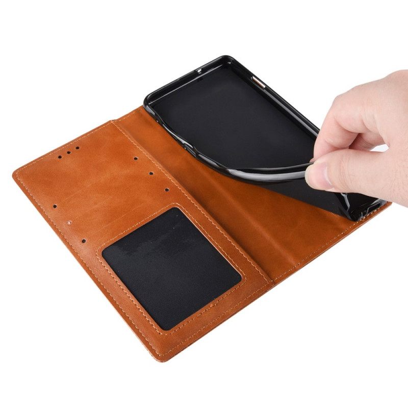 Puhelinkuoret Poco X4 Pro 5G Kotelot Flip Vintage Leather Effect