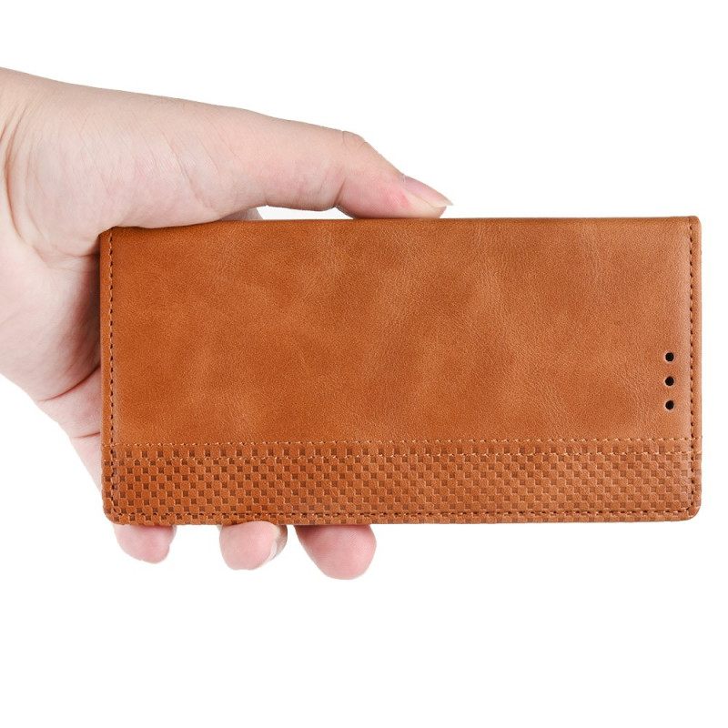 Puhelinkuoret Poco X4 Pro 5G Kotelot Flip Vintage Leather Effect