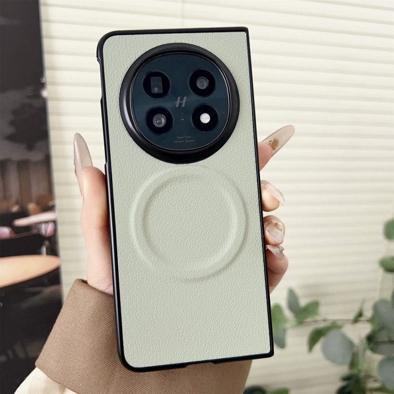 Kuori Oppo Find N5 Magsafe-yhteensopiva Nahkajäljitelmä Suojakuori