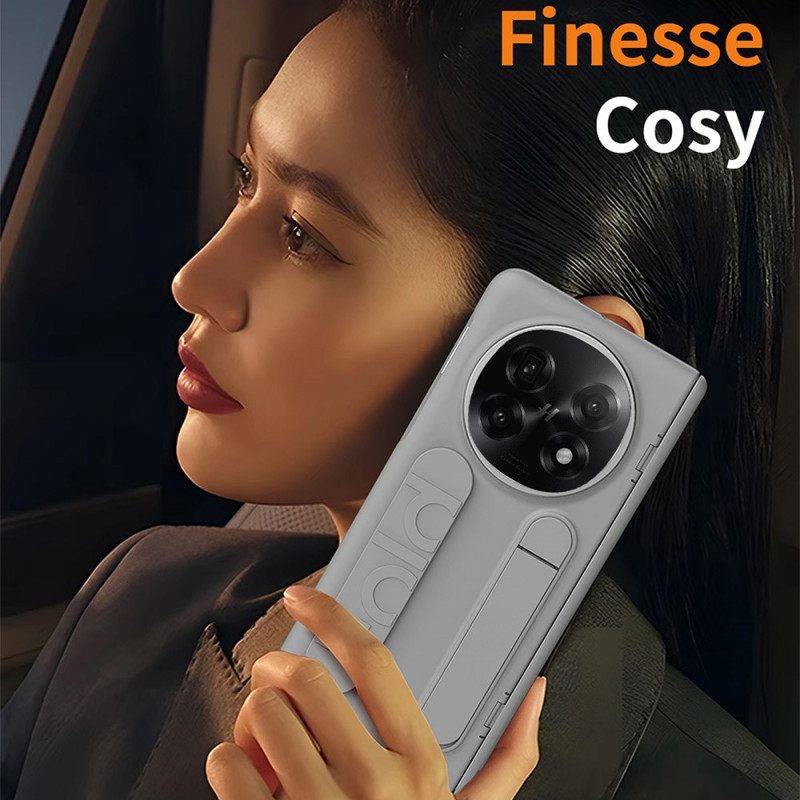 Kuori Oppo Find N5 Täysi Suoja Jalustalla Ja Hihnalla