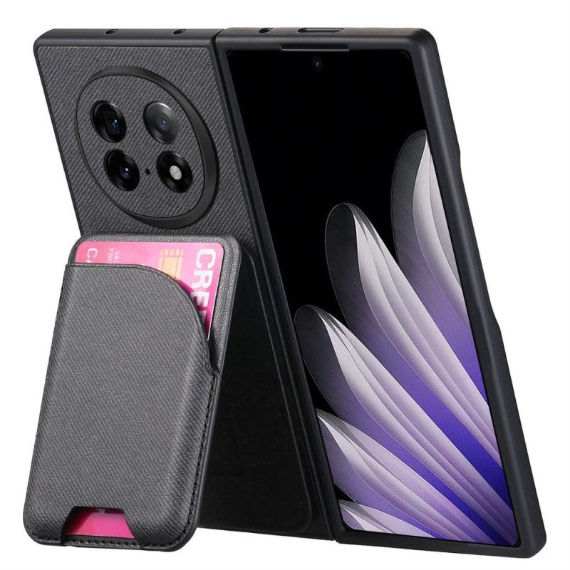 Puhelinkuoret Oppo Find N5 Magneettinen Jalustalla Ja Irrotettavalla Pussilla