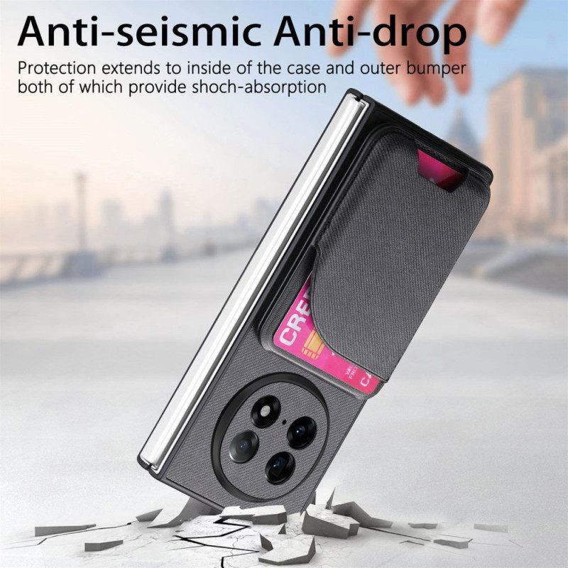 Puhelinkuoret Oppo Find N5 Magneettinen Jalustalla Ja Irrotettavalla Pussilla