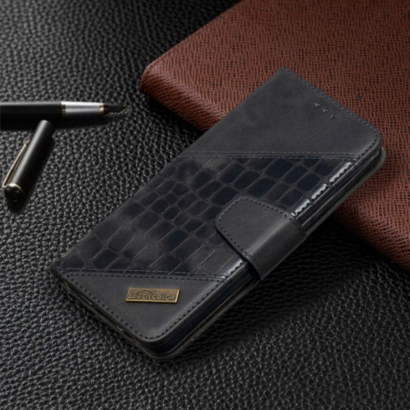 Kotelot Xiaomi Mi Note 10 / 10 Pro Classic Crocodile Skin Effect