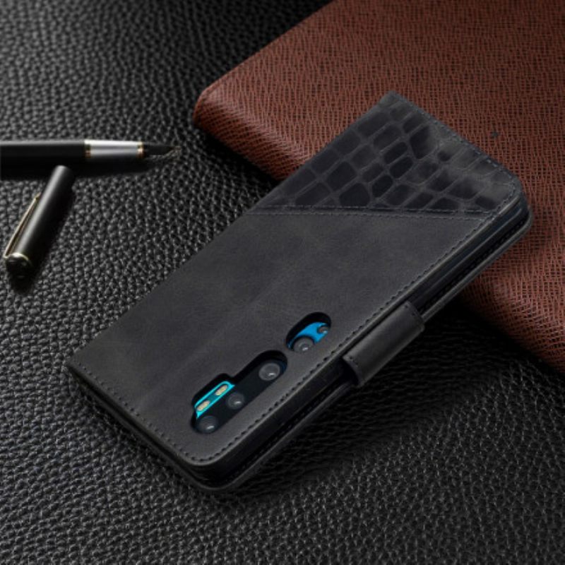 Kotelot Xiaomi Mi Note 10 / 10 Pro Classic Crocodile Skin Effect
