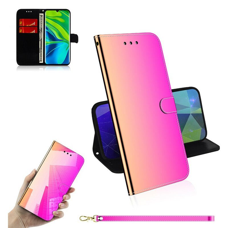 Kotelot Xiaomi Mi Note 10 / 10 Pro Keinonahkainen Peilin Kansi