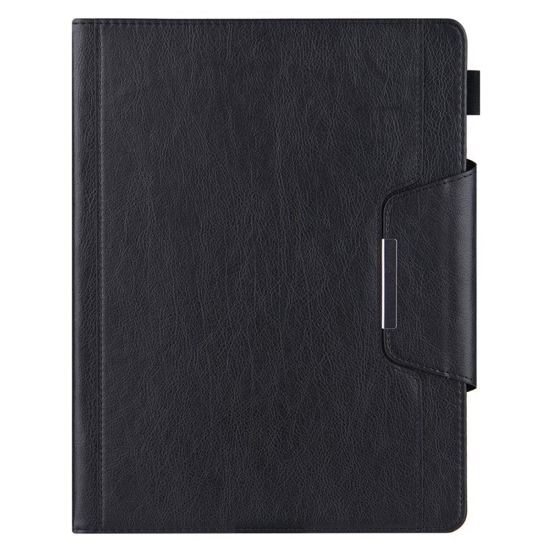 Kotelot iPad Pro 12.9" (2021) (2020) (2018) Keinonahkainen Hopeanvärinen Lukko