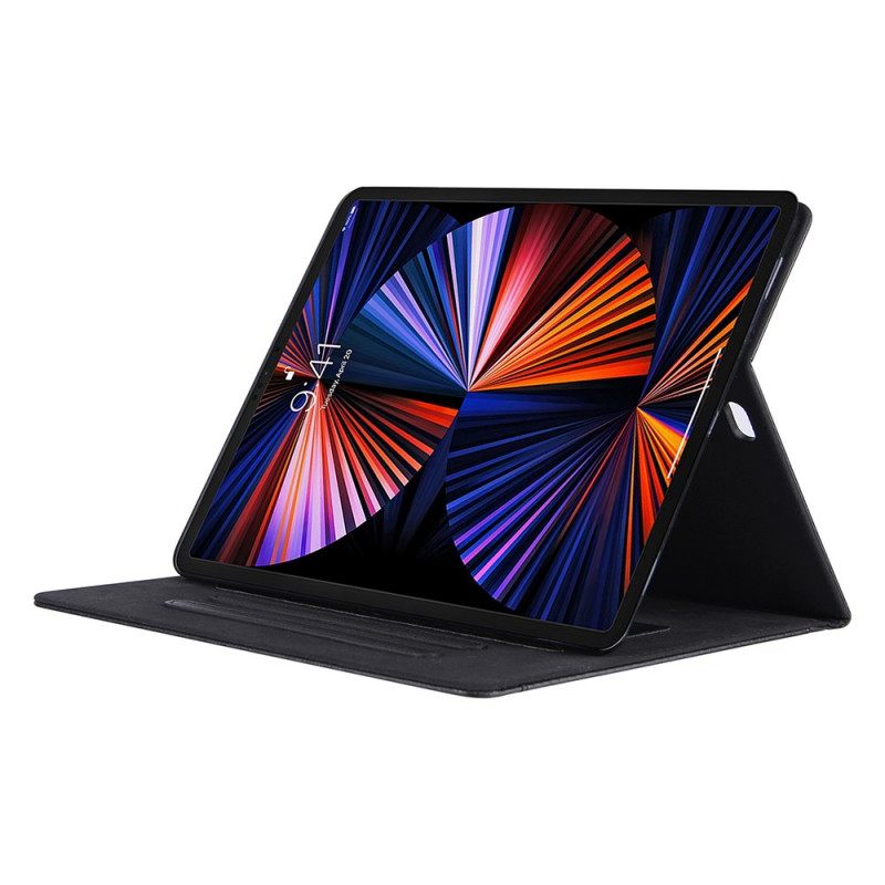 Kotelot iPad Pro 12.9" (2021) (2020) (2018) Keinonahkainen Hopeanvärinen Lukko