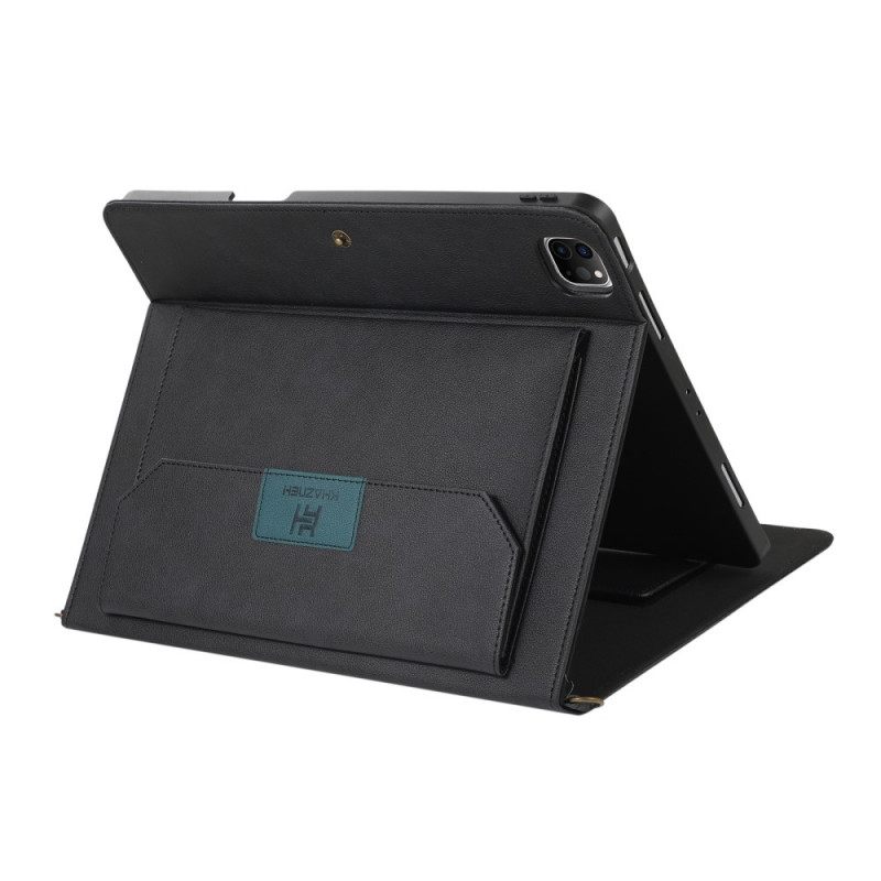 Kotelot iPad Pro 12.9" (2021) (2020) (2018) Nahkaefekti Rfid-olkahihna