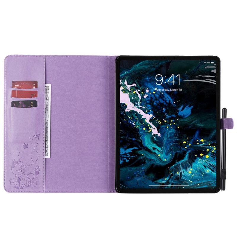 Nahkakotelo iPad Pro 12.9" (2021) (2020) (2018) Kissa Ja Mehiläiset
