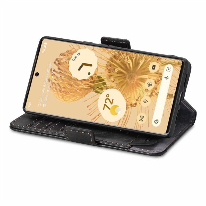 Flip Case Google Pixel 6 Bicolor Double Clasp Caseneo