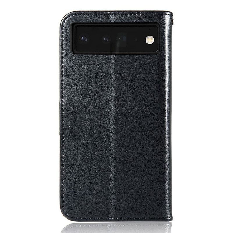 Kotelot Google Pixel 6 Nahkaefekti Dreamcatcher Pöllö