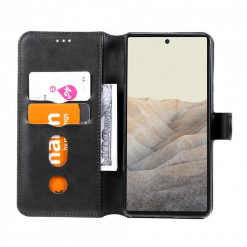 Nahkakotelo Google Pixel 6 Faux Leather Uudet Värit