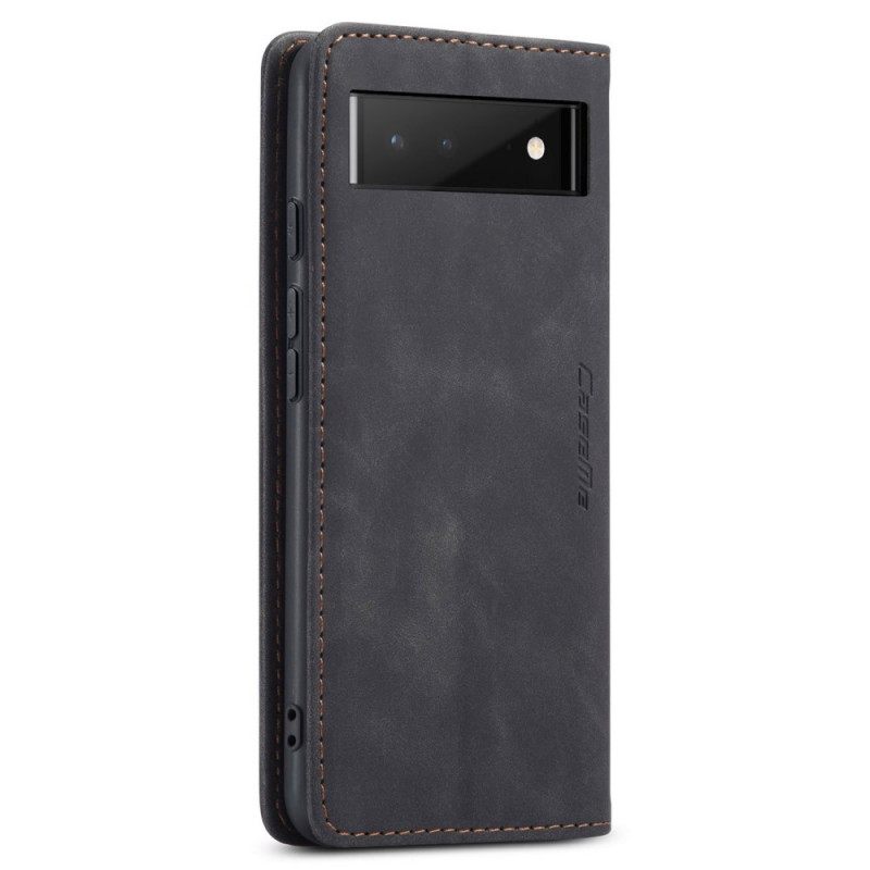 Puhelinkuoret Google Pixel 6 Kotelot Flip Caseme Keinonahka
