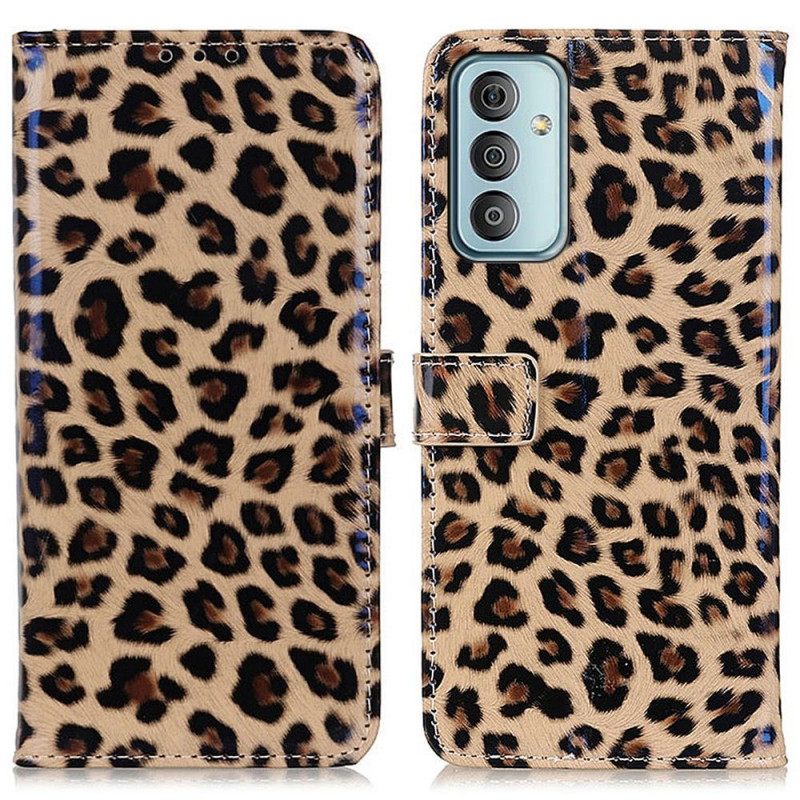 Flip Case Samsung Galaxy M23 5G Leopard Skin Effect