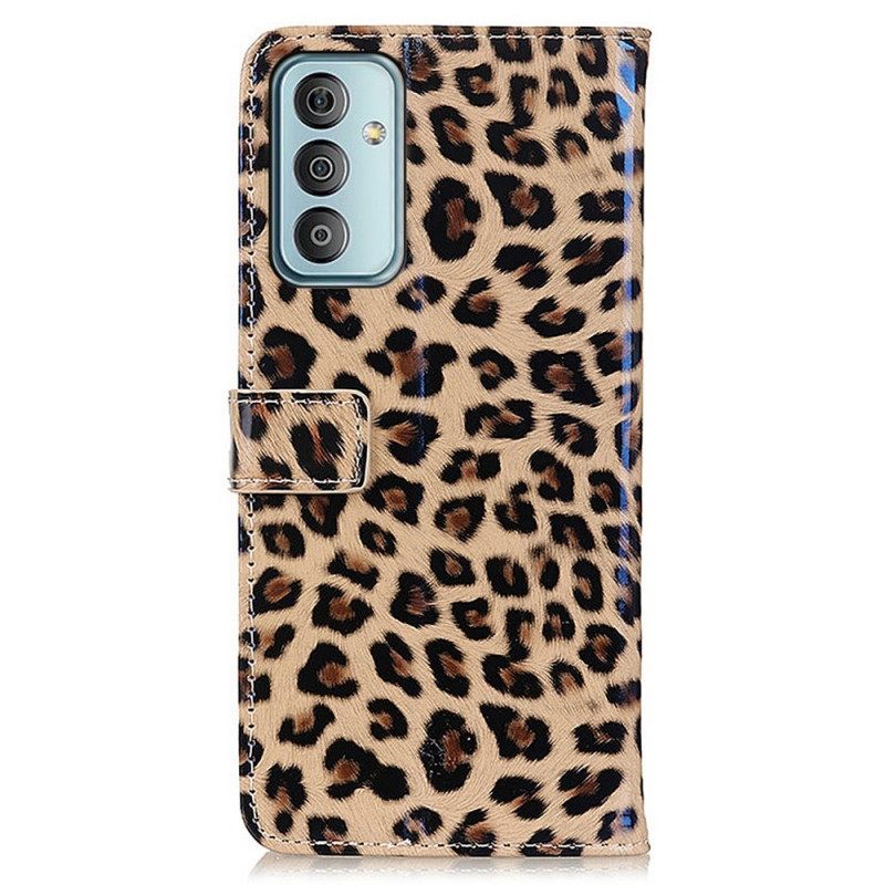Flip Case Samsung Galaxy M23 5G Leopard Skin Effect