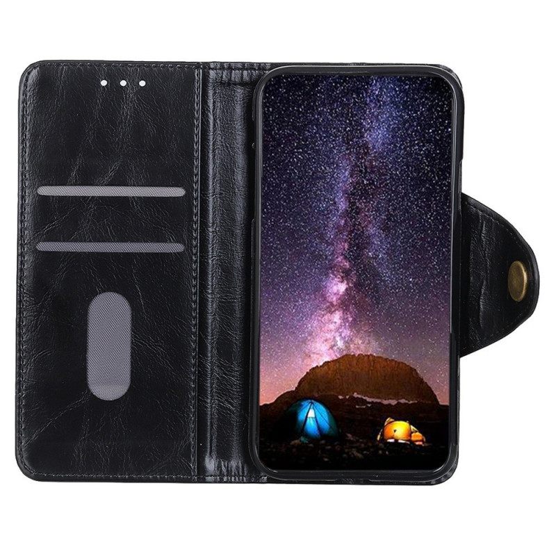 Kotelot Samsung Galaxy M23 5G Keinonahkapatenttipainike Khazneh