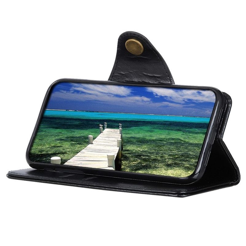 Kotelot Samsung Galaxy M23 5G Keinonahkapatenttipainike Khazneh