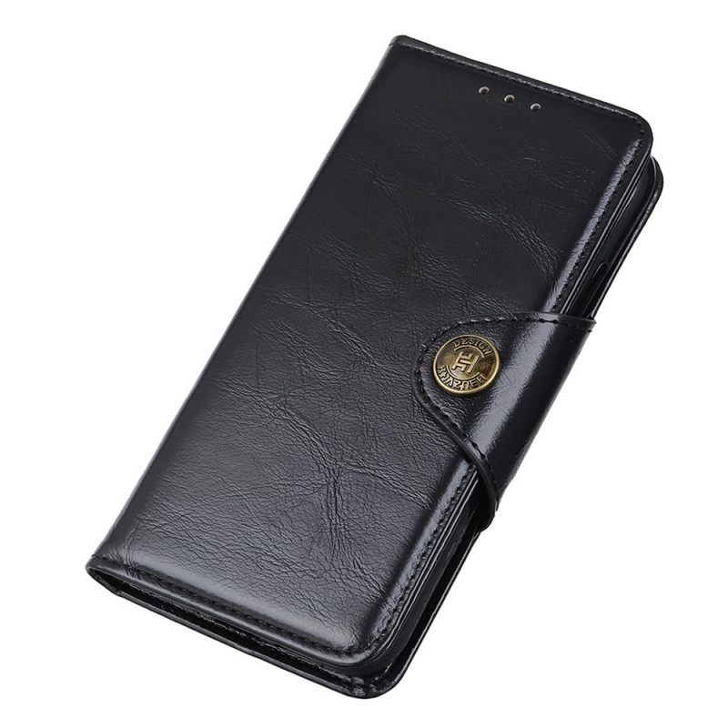 Kotelot Samsung Galaxy M23 5G Keinonahkapatenttipainike Khazneh