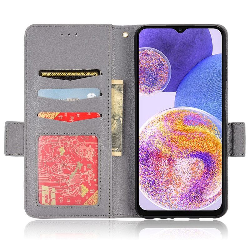 Kotelot Samsung Galaxy M23 5G Litchin Nahkatyyli