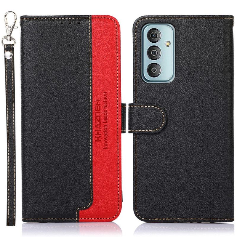Kotelot Samsung Galaxy M23 5G Lychee Style Rfid Khazneh