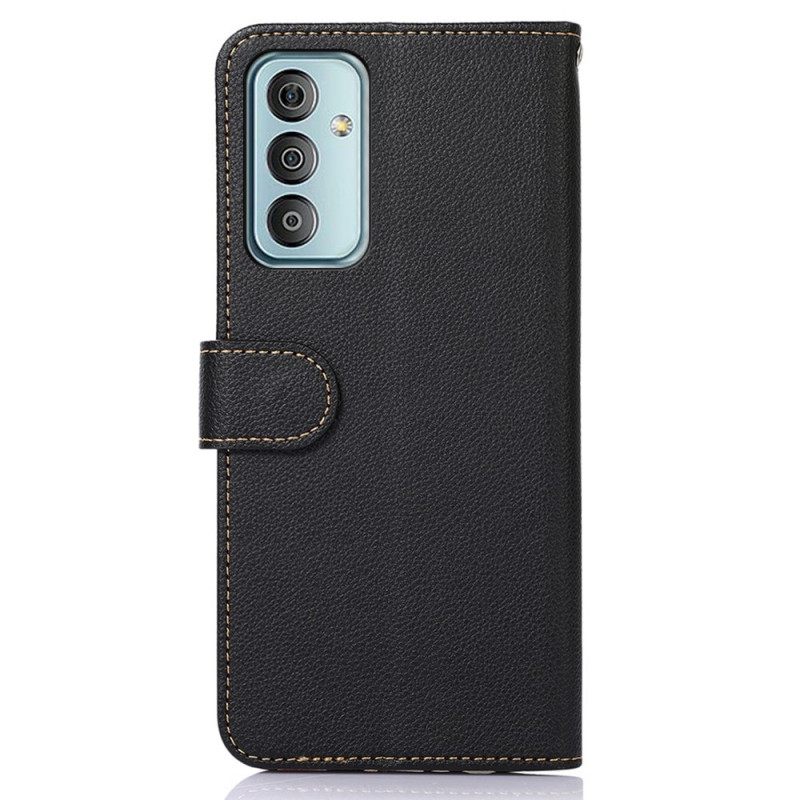 Kotelot Samsung Galaxy M23 5G Lychee Style Rfid Khazneh