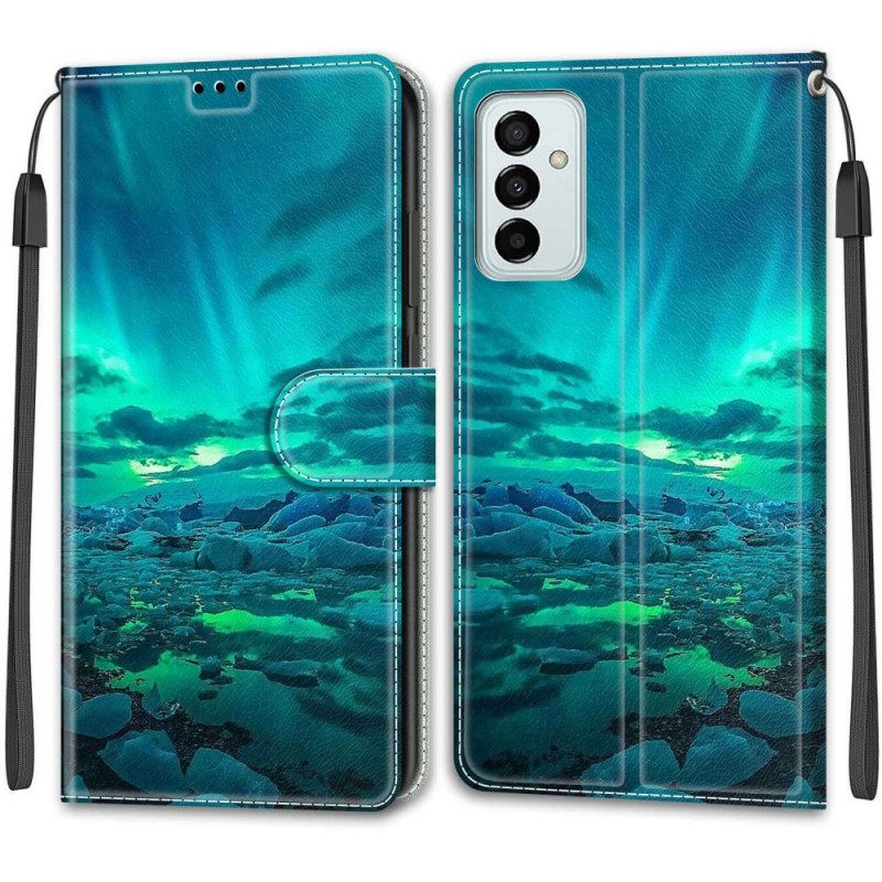 Kotelot Samsung Galaxy M23 5G Suojaketju Kuori Lanyard Maisema