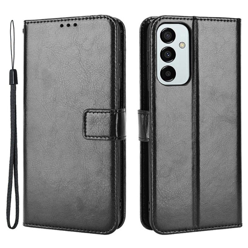 Nahkakotelo Samsung Galaxy M23 5G Keinonahka Näyttävä