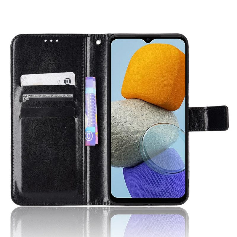 Nahkakotelo Samsung Galaxy M23 5G Keinonahka Näyttävä