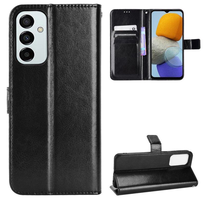Nahkakotelo Samsung Galaxy M23 5G Keinonahka Näyttävä