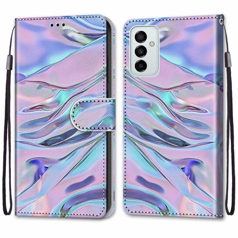 Nahkakotelo Samsung Galaxy M23 5G Kuten Paint