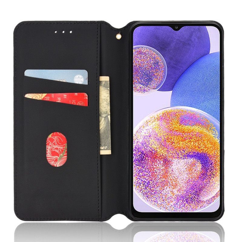 Puhelinkuoret Samsung Galaxy M23 5G Kotelot Flip 3d Cubes Nahkatehoste